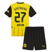 Borussia Dortmund Karim Adeyemi #27 Heimtrikotsatz Kinder 2024-25 Kurzarm (+ Kurze Hosen)